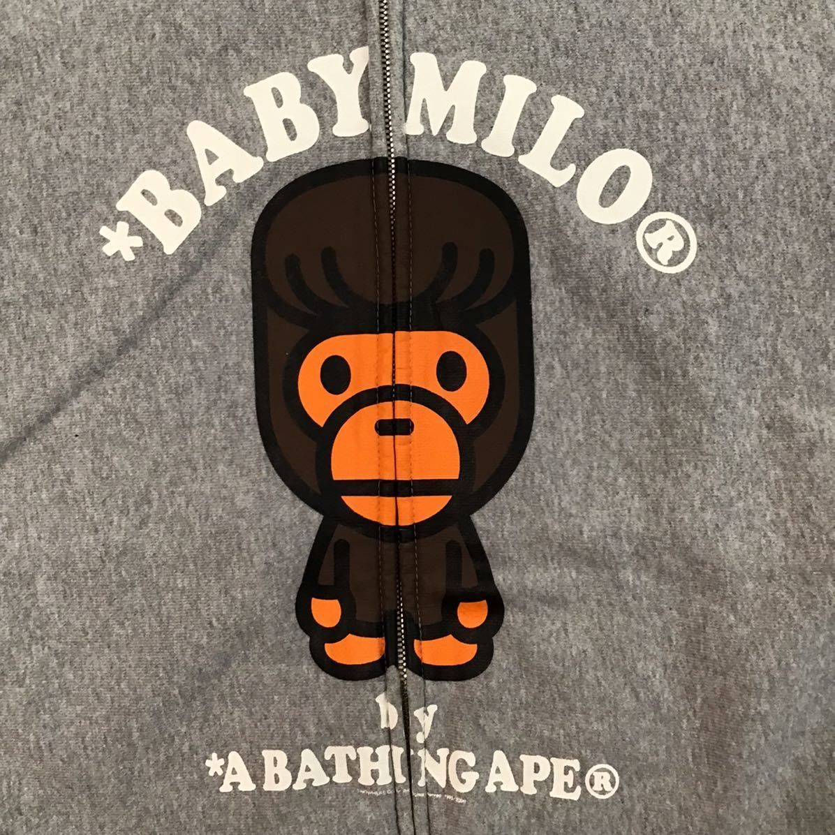 アベイシングエイプ BABYMILO フルジップパーカー M A BATHING