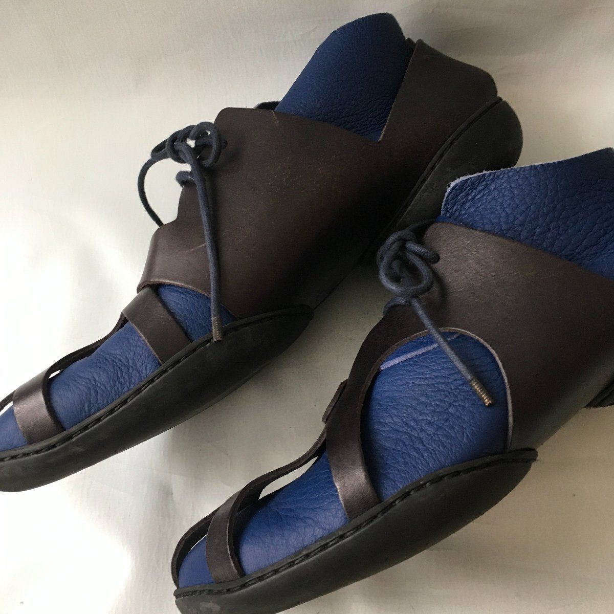美品 trippen（トリッペン）レザーサンダル シューズ41 - メルカリ