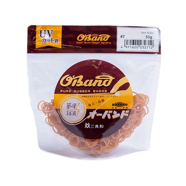 まとめ 共和 オーバンド 7 内径11mm 50g入 透明袋 GAA-N-002 1袋 ×10セット