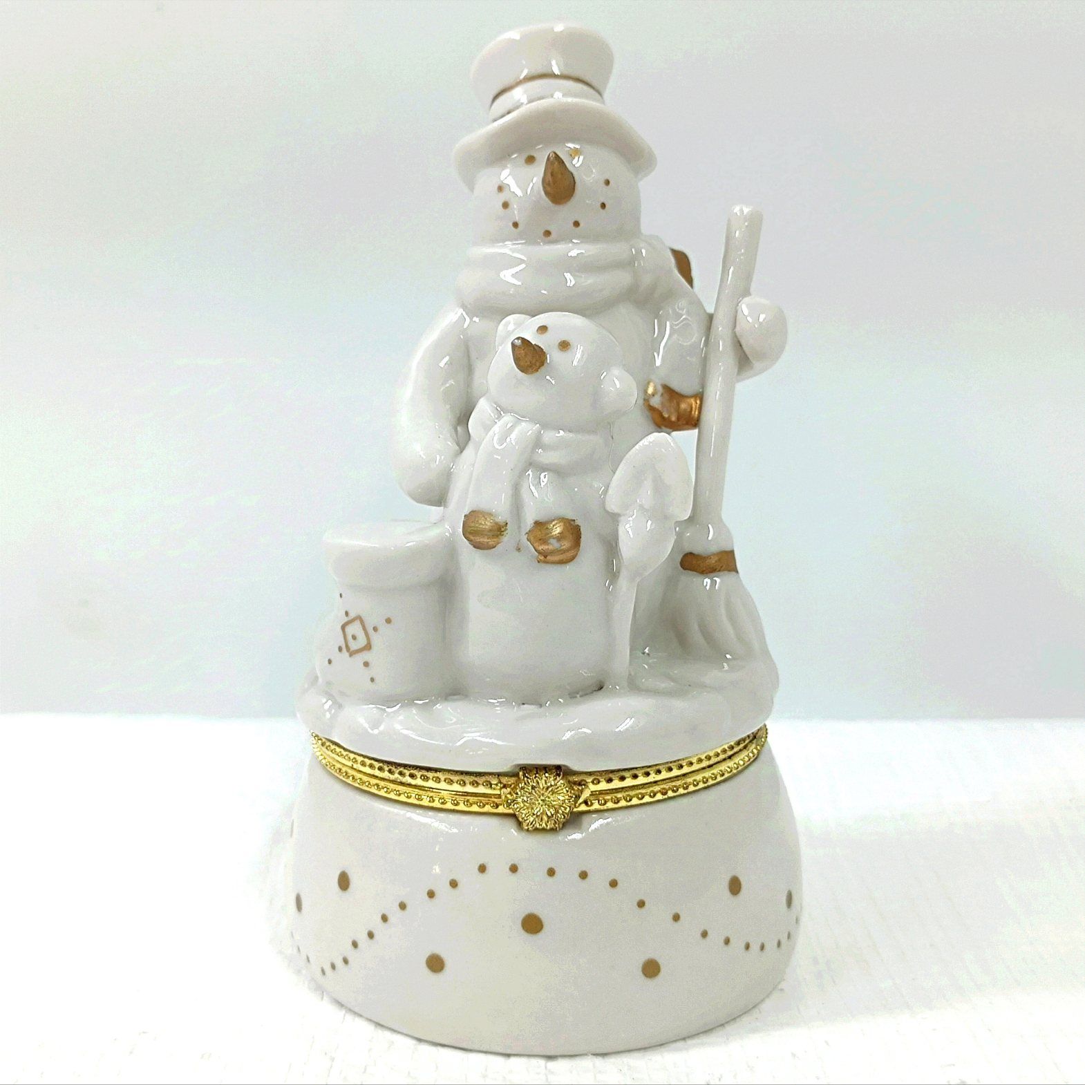 ビレロイ&ボッホ スノーマン 雪だるま 小物入れ トリンケットボックス