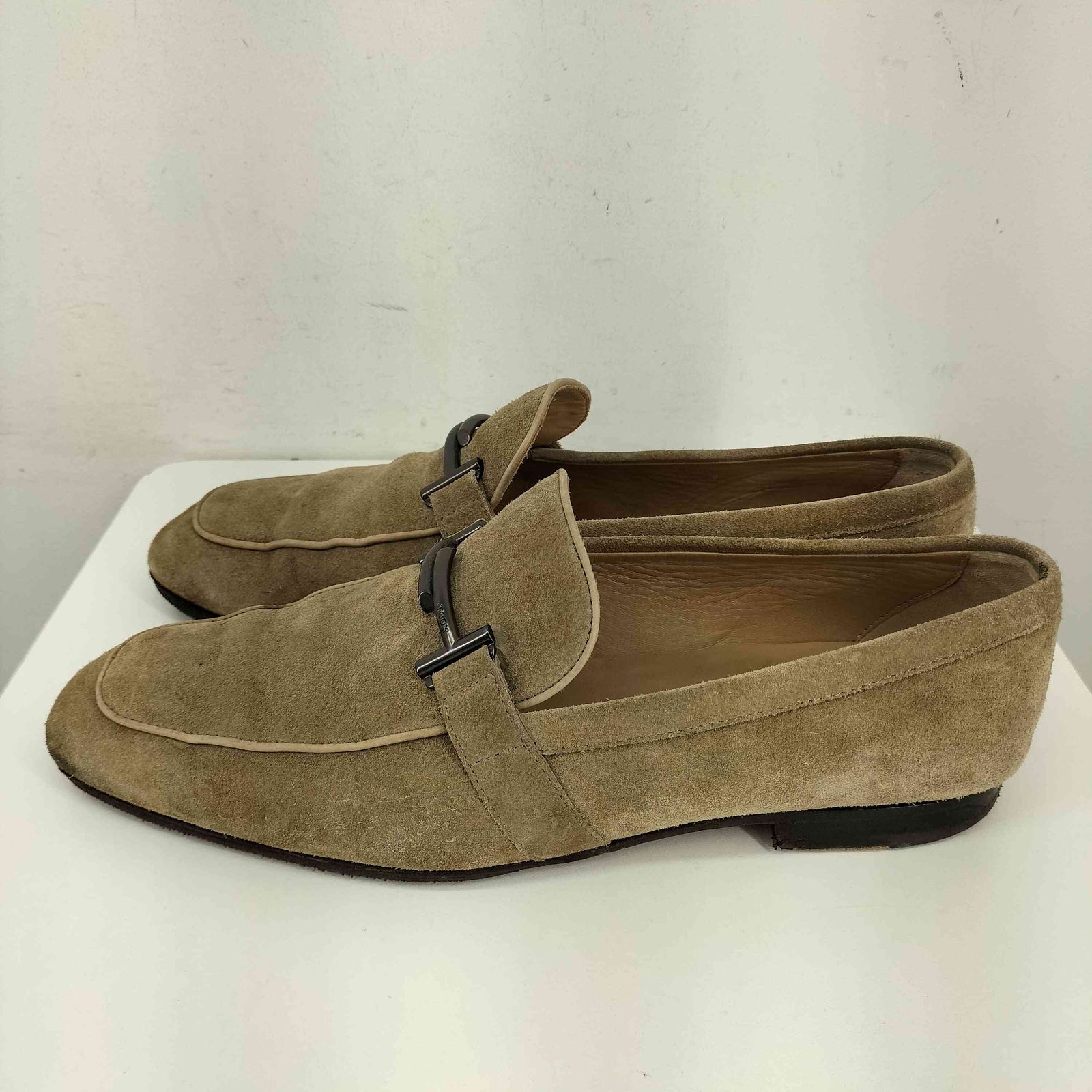 トッズ TOD'S Tタイムレス スエードローファー メンズ 9 1/2 - メルカリ