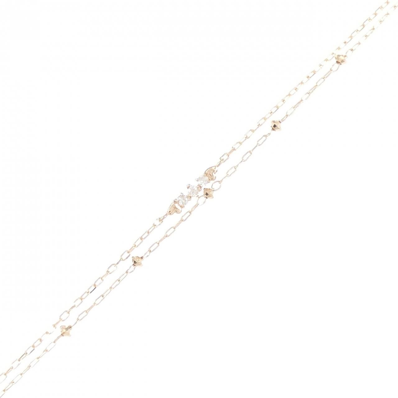 K10PG ダイヤモンド ブレスレット