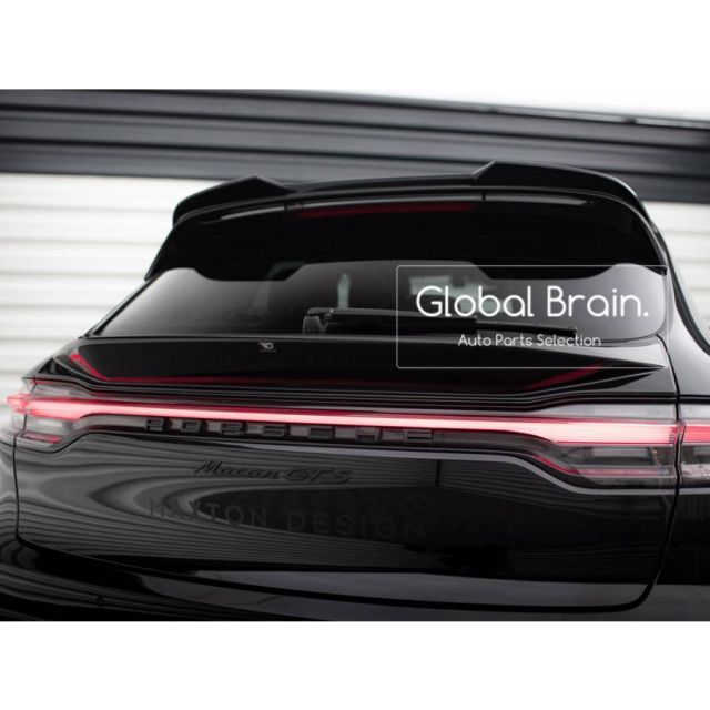 ポルシェ マカン MACAN 専用 リア ハッチ スポイラー 3pセット カーボン製 エアロパーツ リアルーフスポイラートップトランクウィング