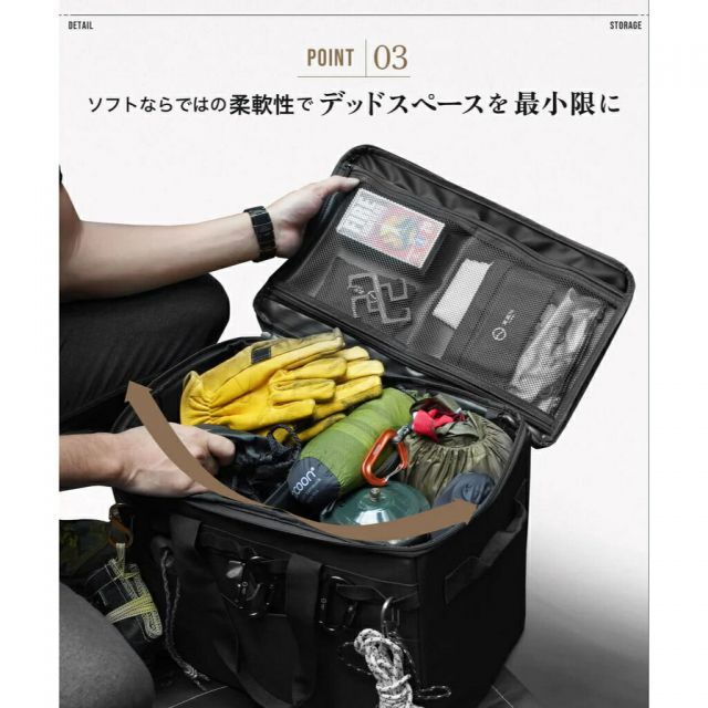 新品・未使用】ZEN CAMPS ゼンキャンプス 折り畳み式 ソフトコンテナ 