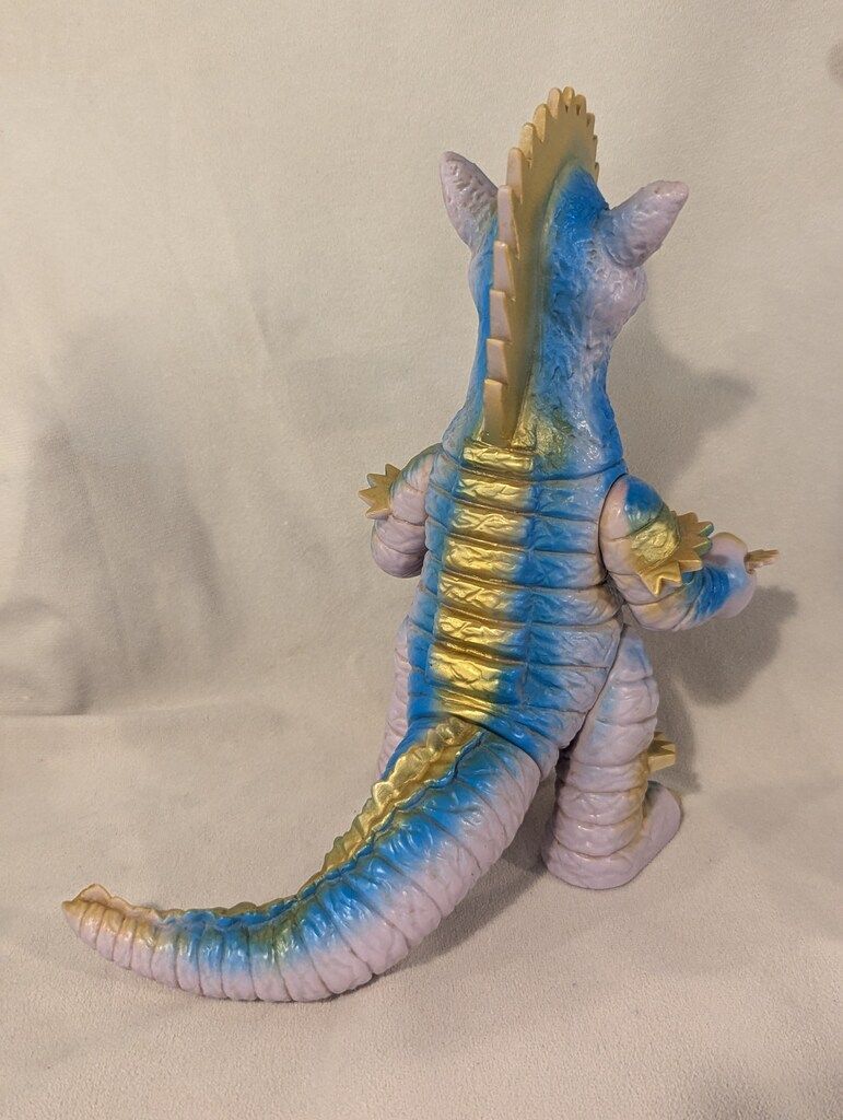 ポピー 怪獣シリーズ ブルマァク グロンケン 藤成型 赤 青 金スプレー