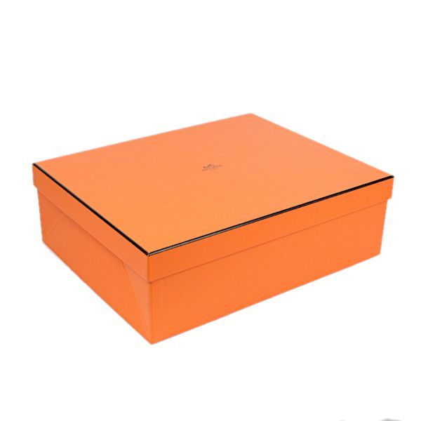 エルメス HERMES 紙箱 オレンジ ボックス BOX 折りたたみ 空箱のみ
