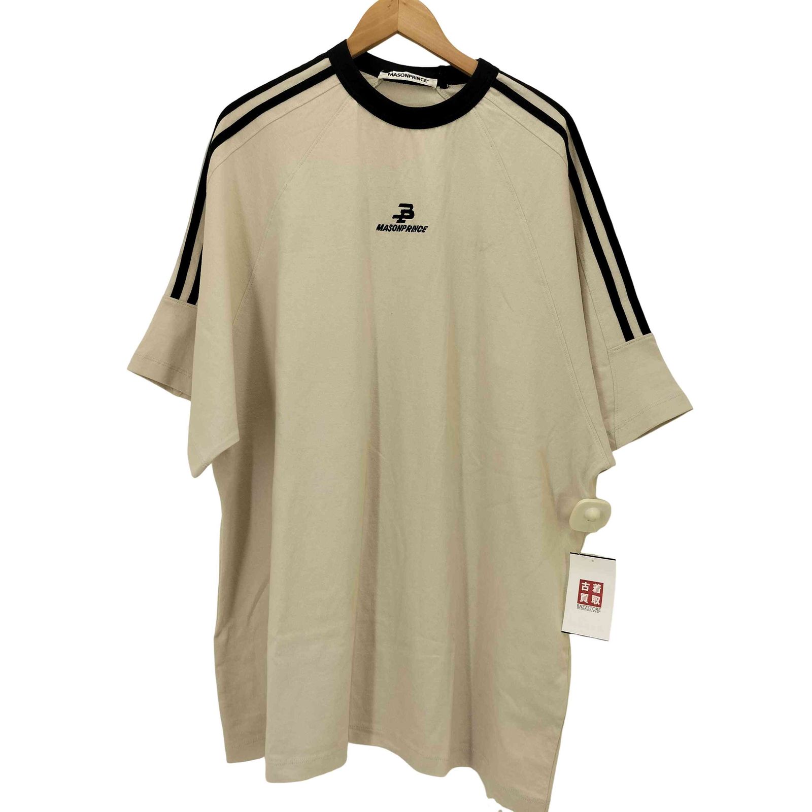 MASONPRINCE ナンバープリントメッシュ切替 スリム 半袖 Tシャツ MASONPRINCE ナンバープリントメッシュ切替 スリム 半袖 Tシャツ