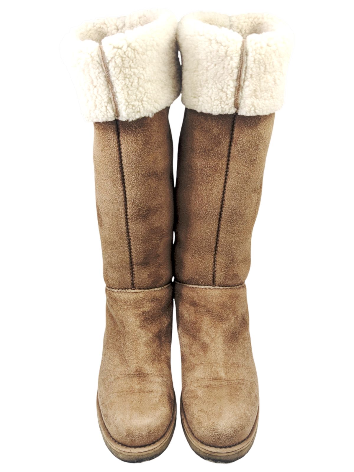 ムートンブーツ スエード