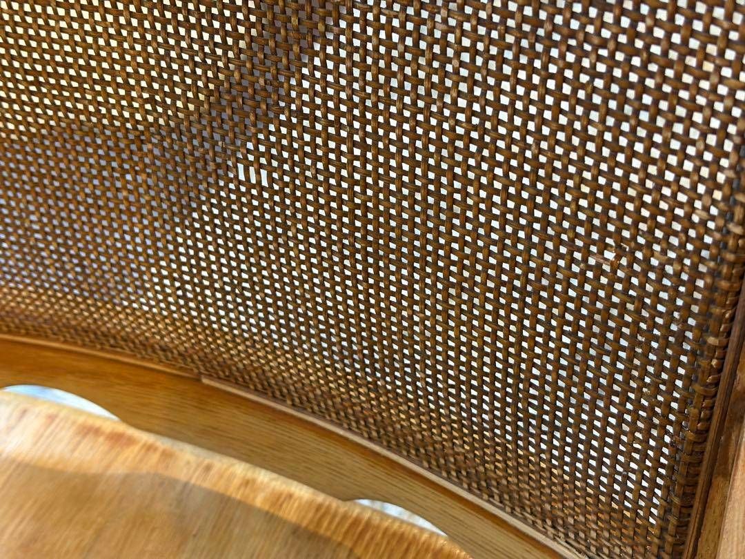ナラ材 楢材 剥離家具 ストリップド家具 柏木工 アームチェア