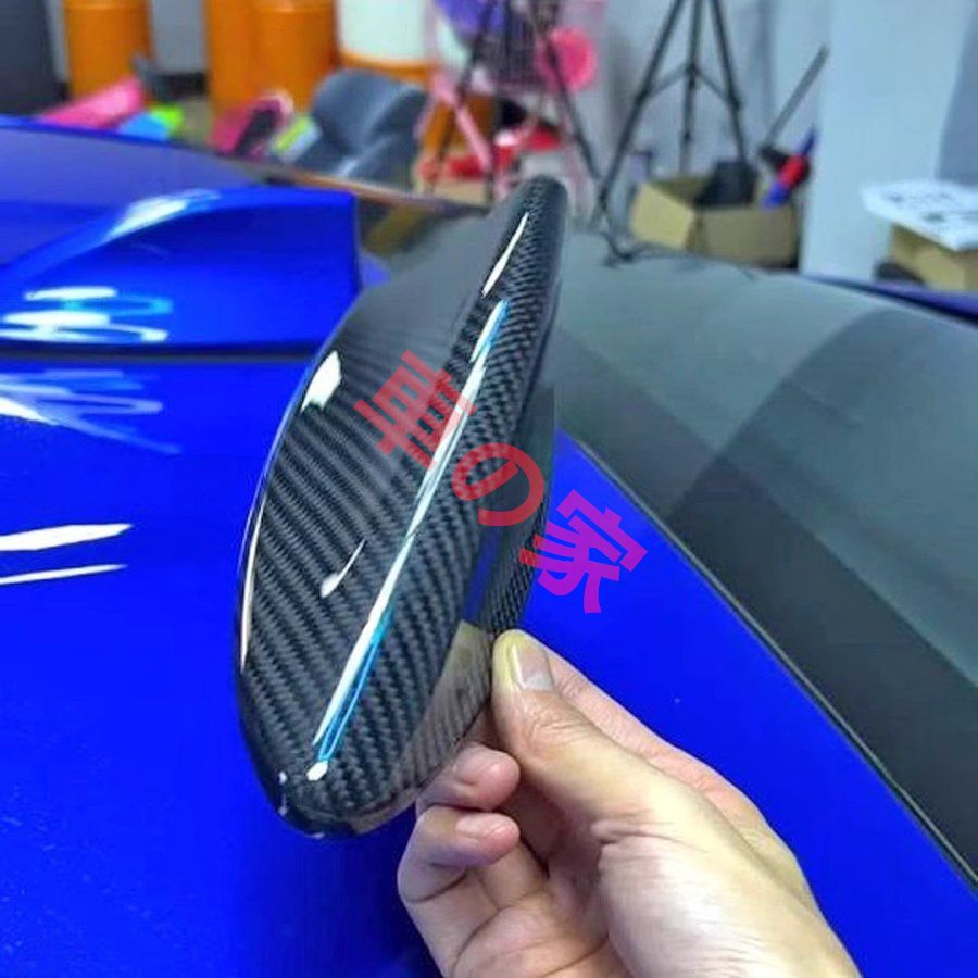スバルBRZ トヨタGR86 カーボンファイバー ーツ 車載アンテナシャークフィンカバー 無傷取り付け