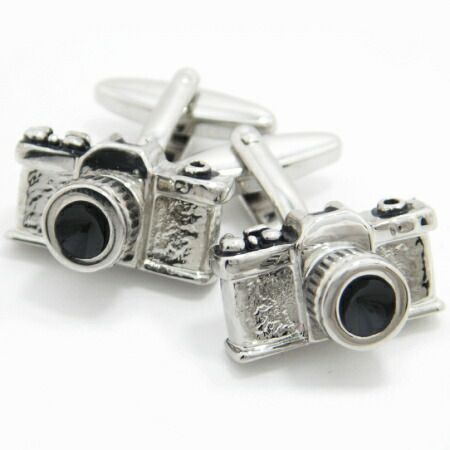 これでさらに凄腕カメラマン? カフス カフスボタン カフリンクス cufflinks cuffs メンズ 男性 スーツアクセサリー専門店 父の日 ギフトにも 誕生日 プレゼント プチギフト おしゃれ カフスマニ