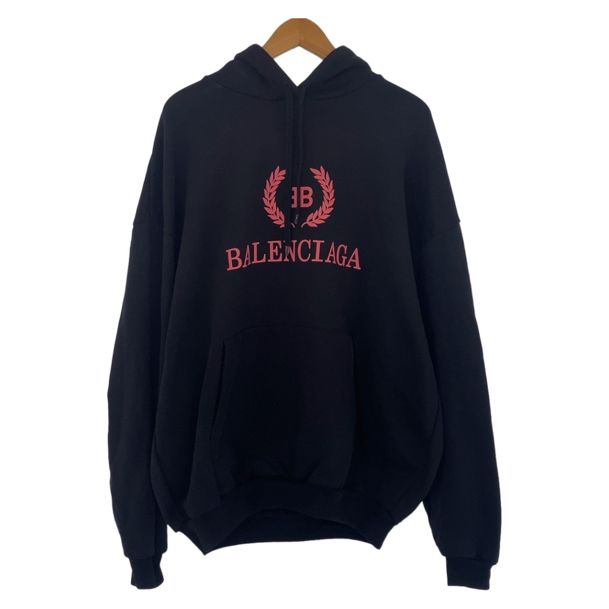 バレンシアガ BB パーカー Mサイズ 割引 BALENCIAGA BBロゴプル