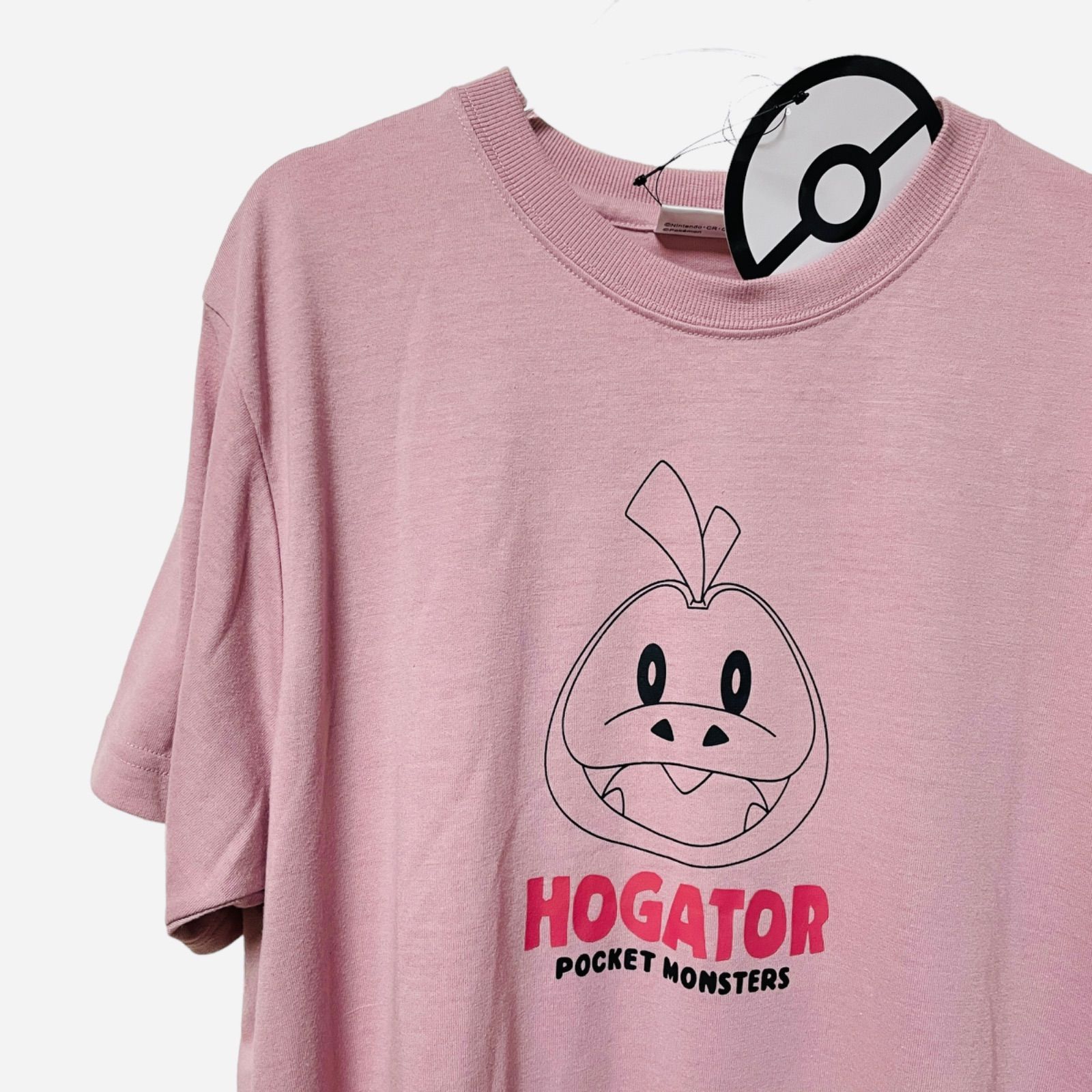 新品】ホゲータ ポケモンTシャツ 半袖 オーバーサイズ ピンク系 - メルカリ