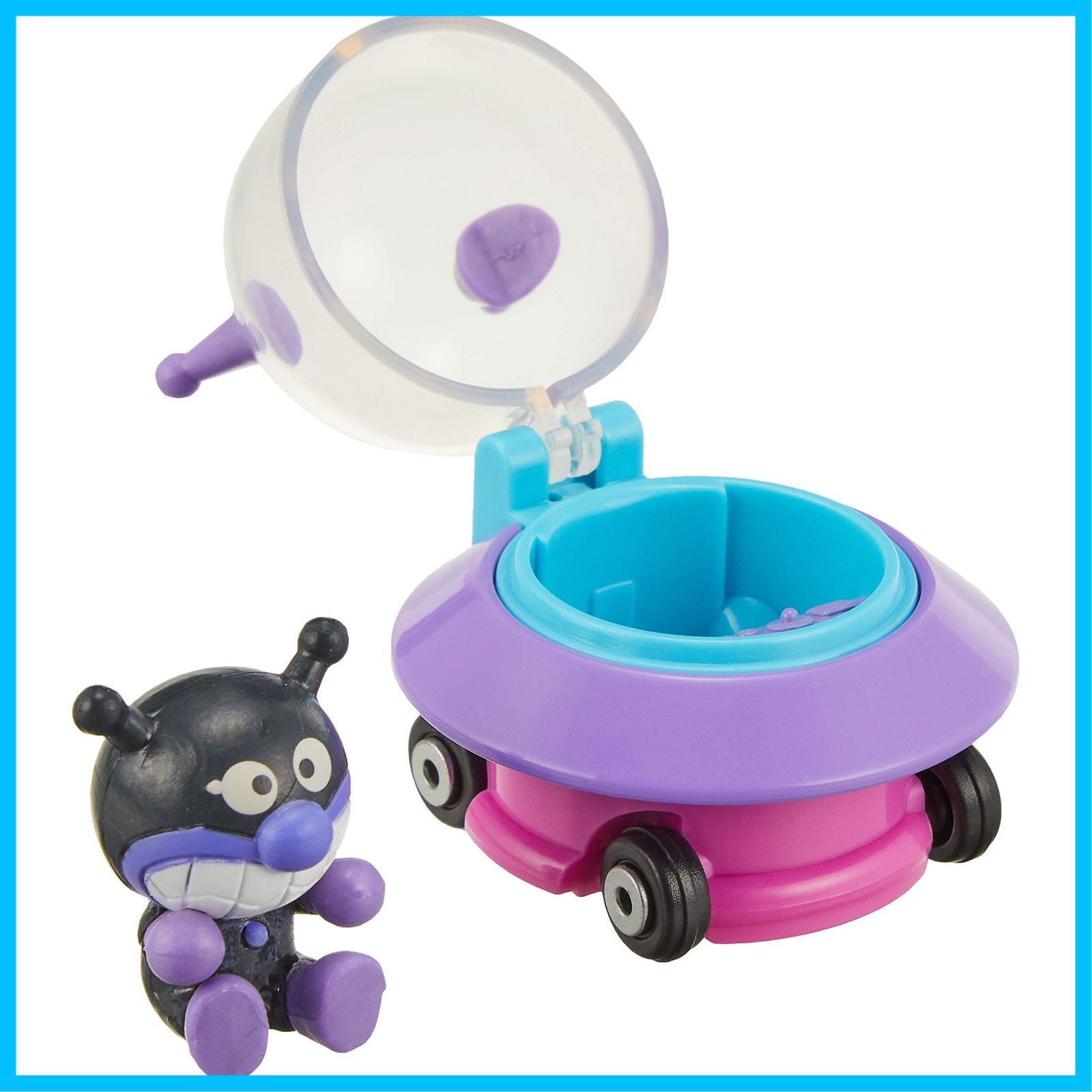 (未使用･未開封品)　アンパンマン ミュージアムシリーズ GOGOミニカー バイキンUFOとばいきんまん tu1jdyt アンパンマンミュージアムシリーズ GOGOミニカー バイキンUFOと