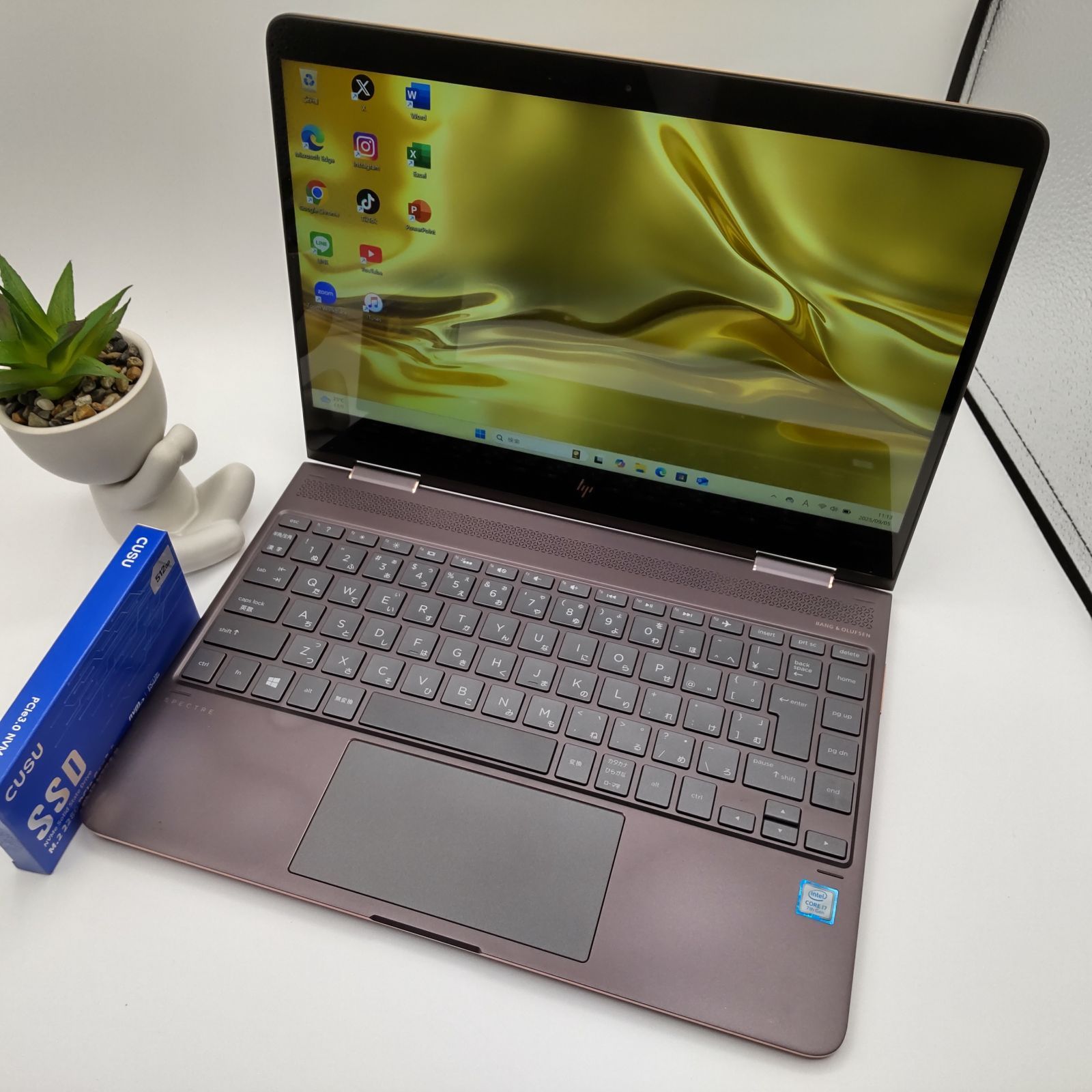 最高性能・極上の一品】HP・Spectre X360☆アッシュブラック☆7世代