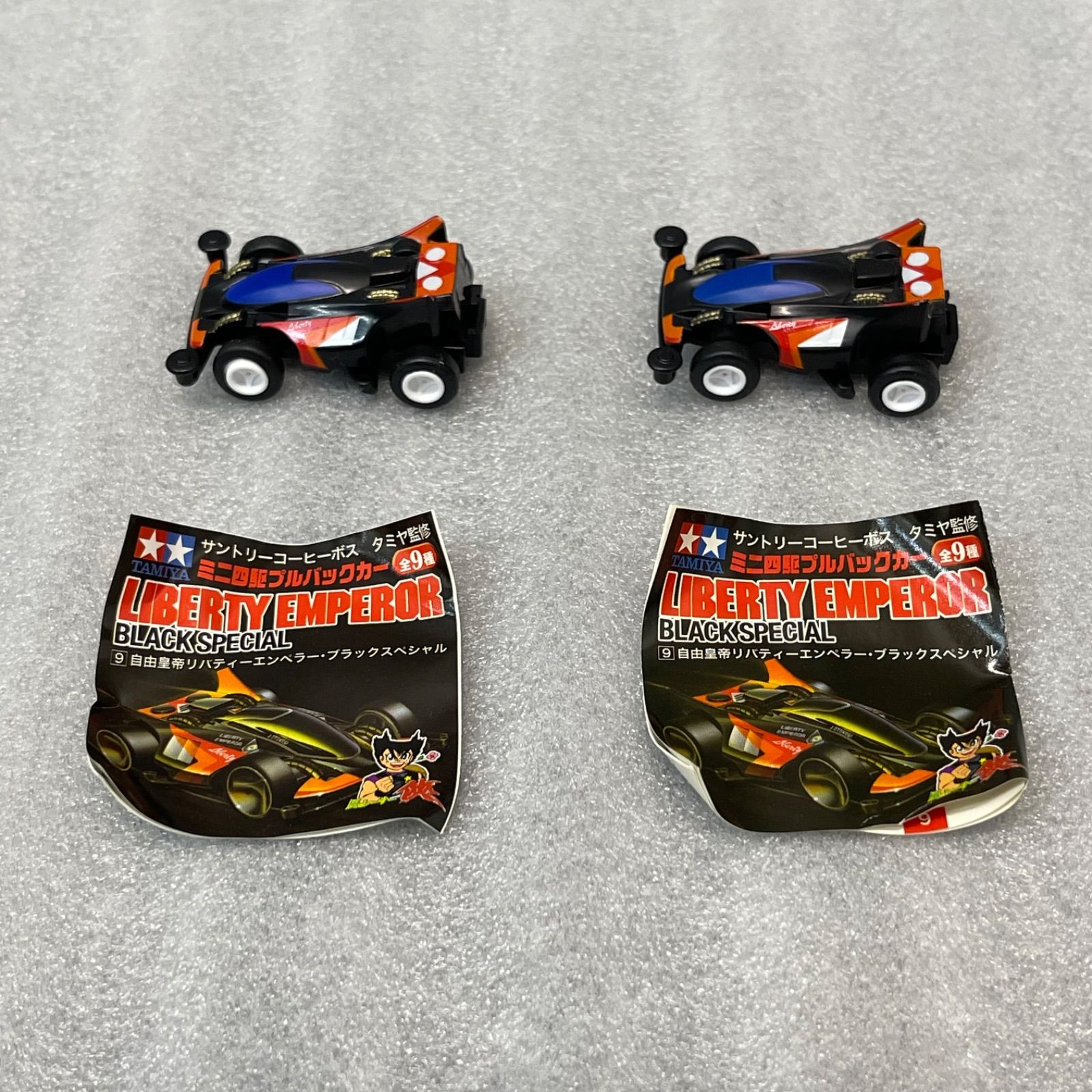 札幌レトロコレクション / ミニ四駆プルバックカー/サントリーコーヒーボス/全6種セット(2缶用)
