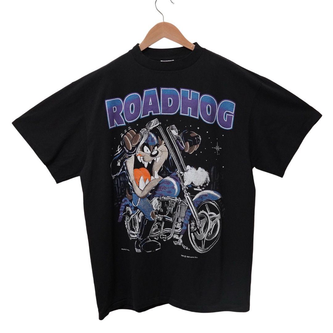 タズマニアンデビル ハーレー Tシャツ XLサイズ ブラック 90s