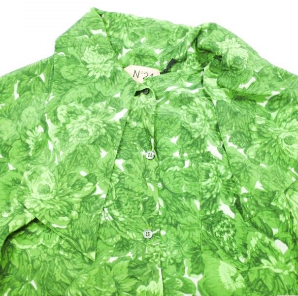 新品 N°21 ヌメロヴェントゥーノ 21AW フラワープリント ボウタイ