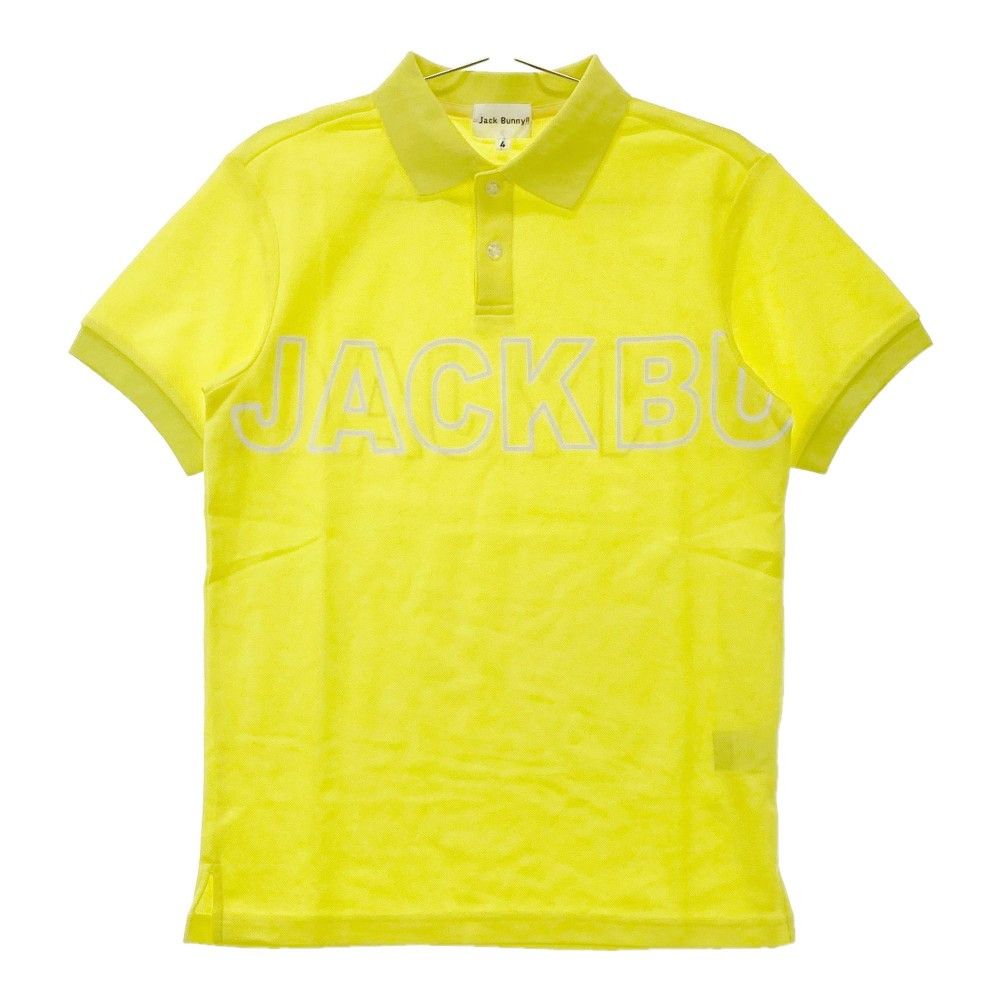 JACK BUNNY ジャックバニー 半袖ポロシャツ ボーダー柄 オレンジ系 4