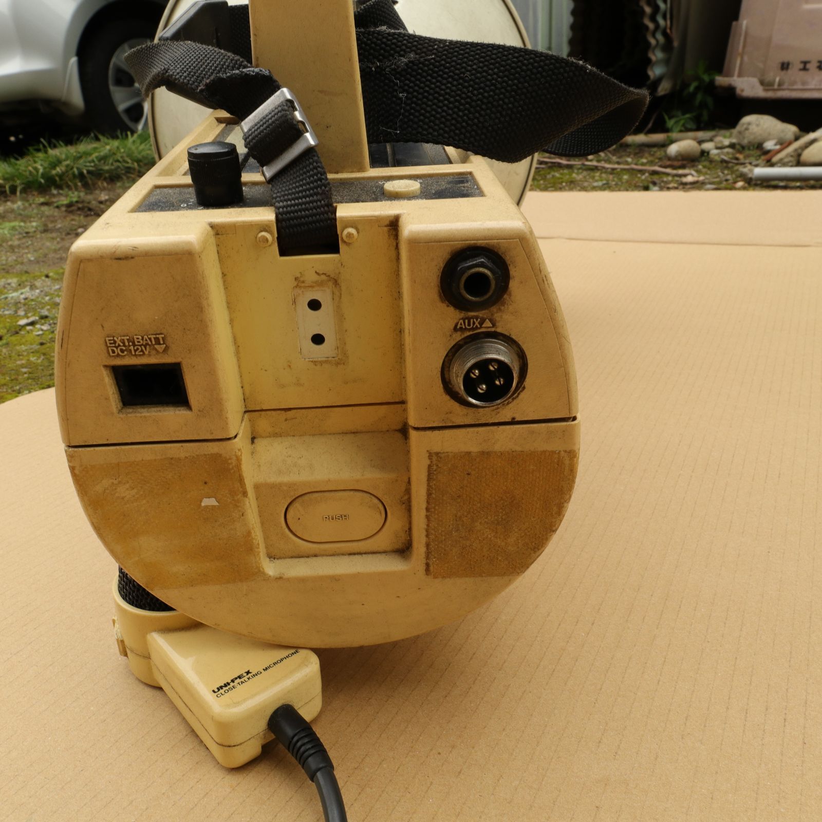 中古・現状渡し/動作確認済】UNIPEX/ユニペックス 拡声器/肩掛け