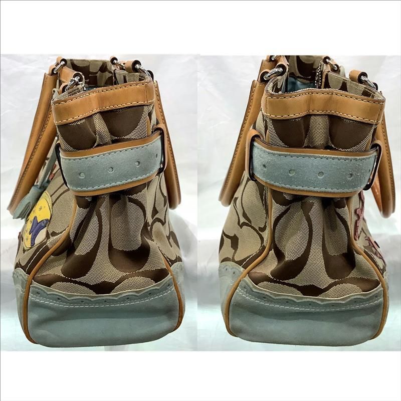 コーチ（COACH） 1490 シグネチャーアプリック キャリオール 熱帯魚 