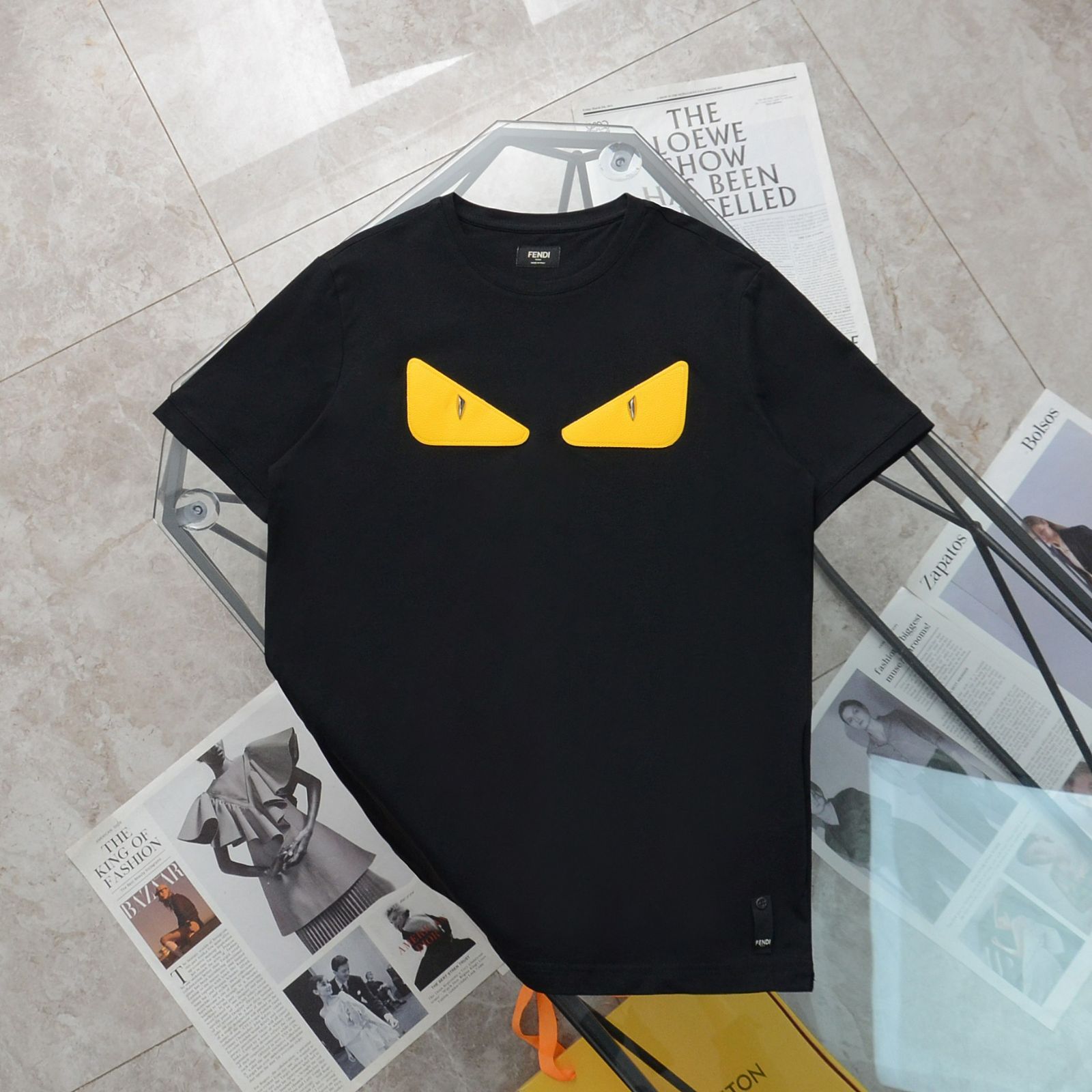 fendiフェンディ新作❥(^_-)フェンディfendiTシャツ男女兼用 - メルカリ 