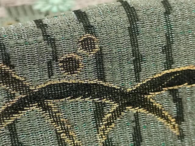 平和屋着物□極上 六通柄袋帯 跳兎 名物裂 金銀糸 やまと誂製 逸品  