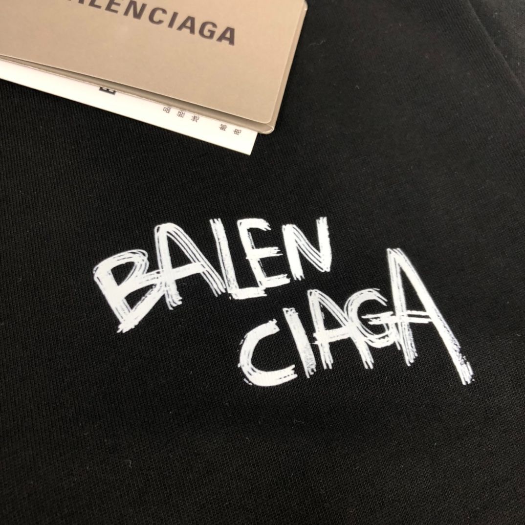 Balenciaga バレンシアガ 24SS夏新作ラウンドネック半袖Tシャツ