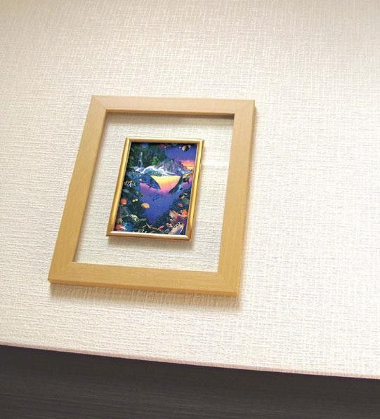 ラッセン 透明フレーム ナチュラル コスモス 30241