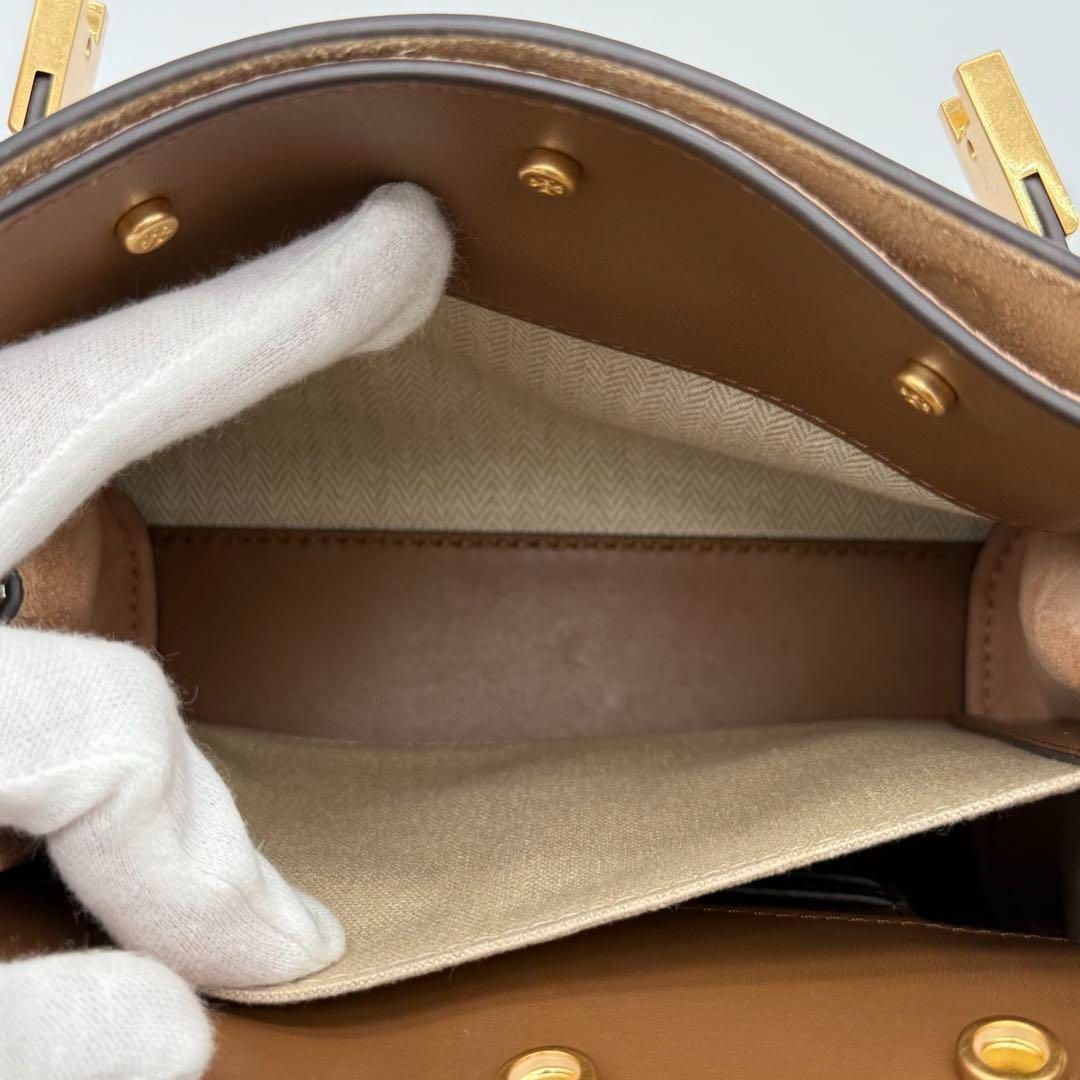 未使用級】Tory Burch Lee Radziwill プチダブルバッグ - メルカリ