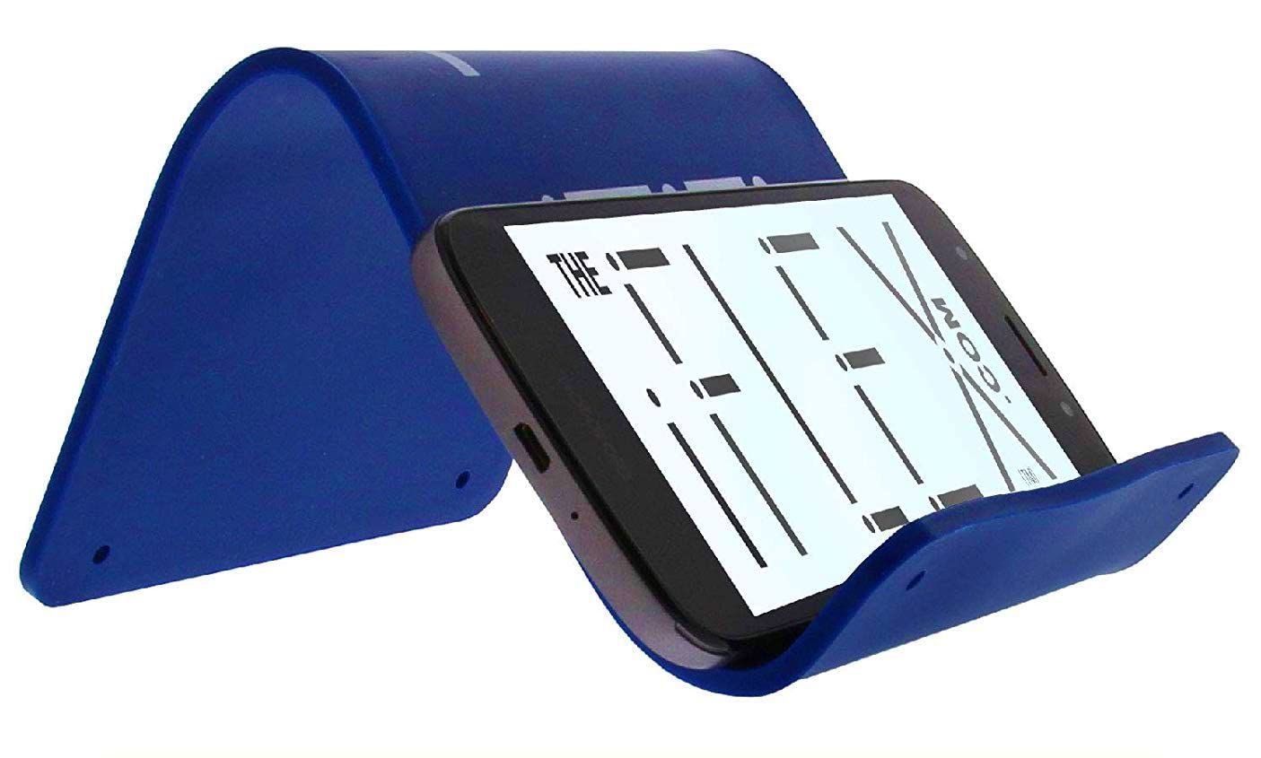 【人気】汎用性 多用途 シリコン製 変形自在 グリップ タブレット 飛行機 スマホスタンド クラシックブルー iFLEX