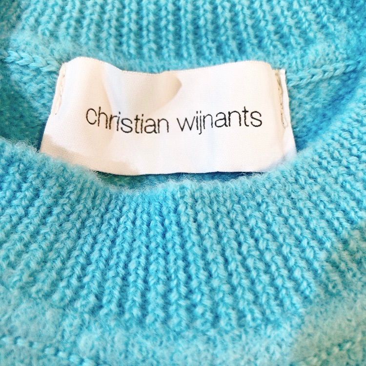 最終価格 12/18停止】 【美品】Christian Wijnants ニット ブルー