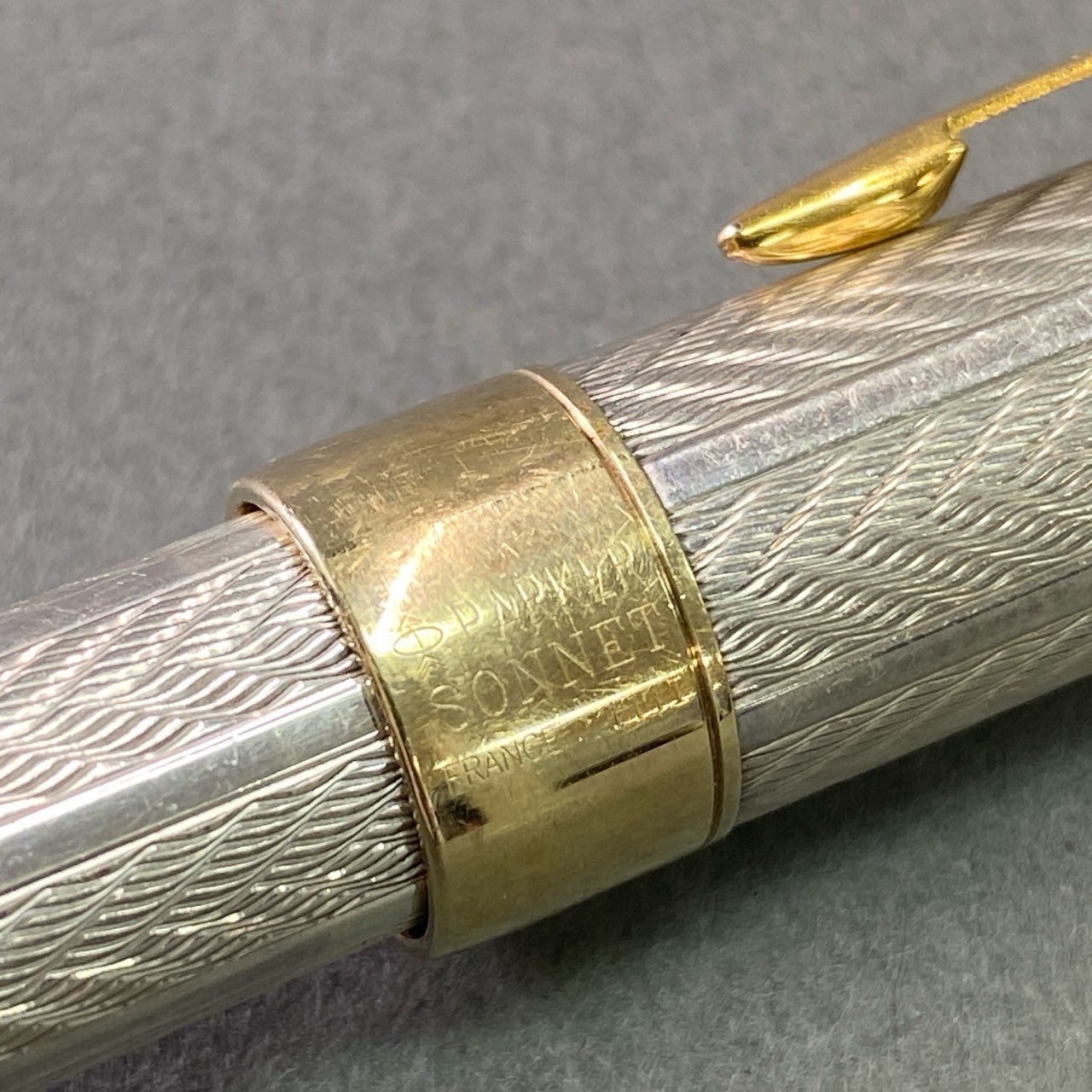 Parker Sonnet 万年筆 18K金ペン先 シルバー(未使用)