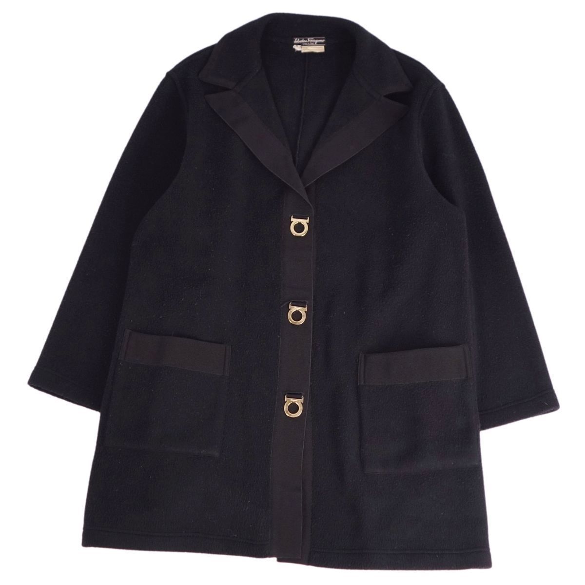 美品 サルヴァトーレ フェラガモ Salvatore Ferragamo コート - メルカリ