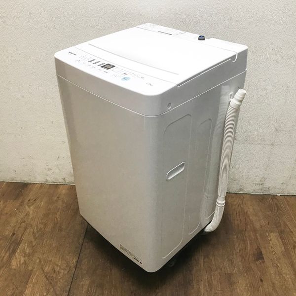 Hisense/ハイセンス 【中古】4.5kg 全自動洗濯機 上開き ホワイト 2021年製 ○85421 HW-E4503 - メルカリ