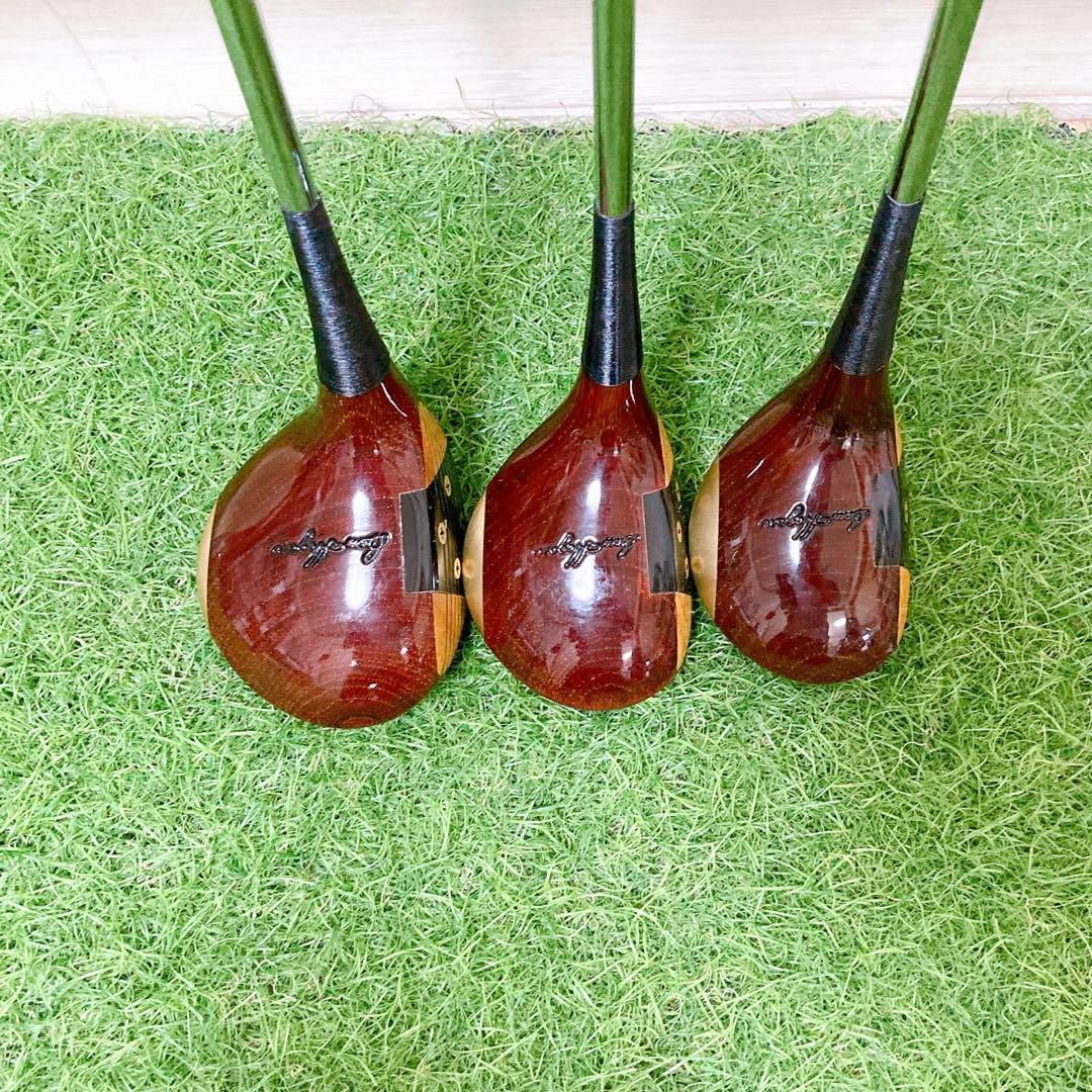 9.ベンホーガン　パーシモン　ゴルフクラブ　ドライバー　フェアウェイウッド 9.ベンホーガン パーシモン ゴルフクラブ ドライバー