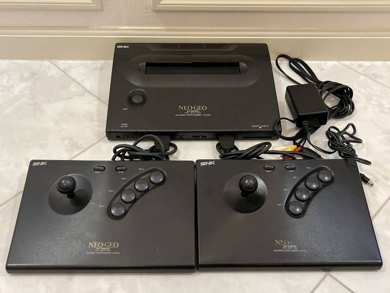 SNK NEO-GEO MAX330 MEGA ネオジオ NEO-0 本体 POW-3 アーケードスティック コントローラー まとめ 動作 済み