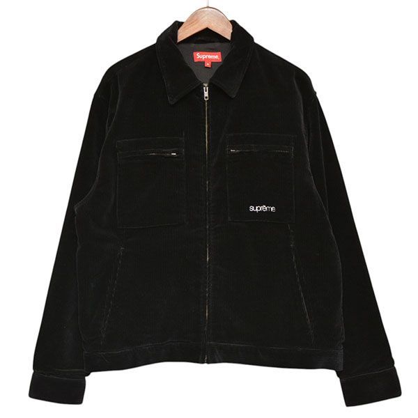 【希少・美品Supreme コーデュロイ ジップアップシャツジャケット ブラック 2025年最新】Supreme Corduroy Zip Jacketの人気アイテム - メルカリ