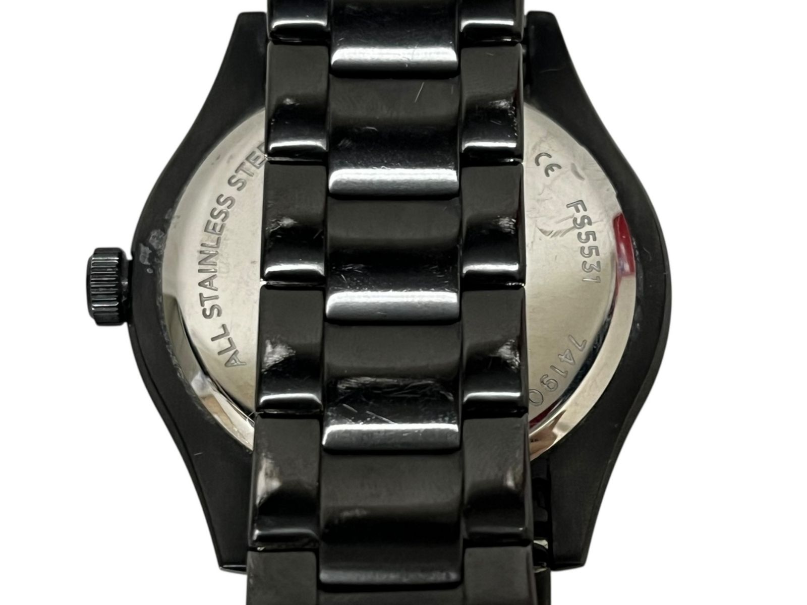 FOSSIL (フォッシル) Belmar ベルマー クォーツ腕時計 FS5531 ブラック 