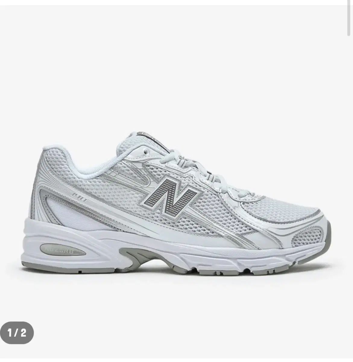 ニューバランス 740 230 ホワイトシルバー