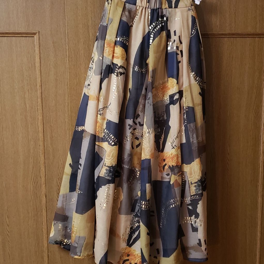 ameri vintage 絵画 スカート - スカート