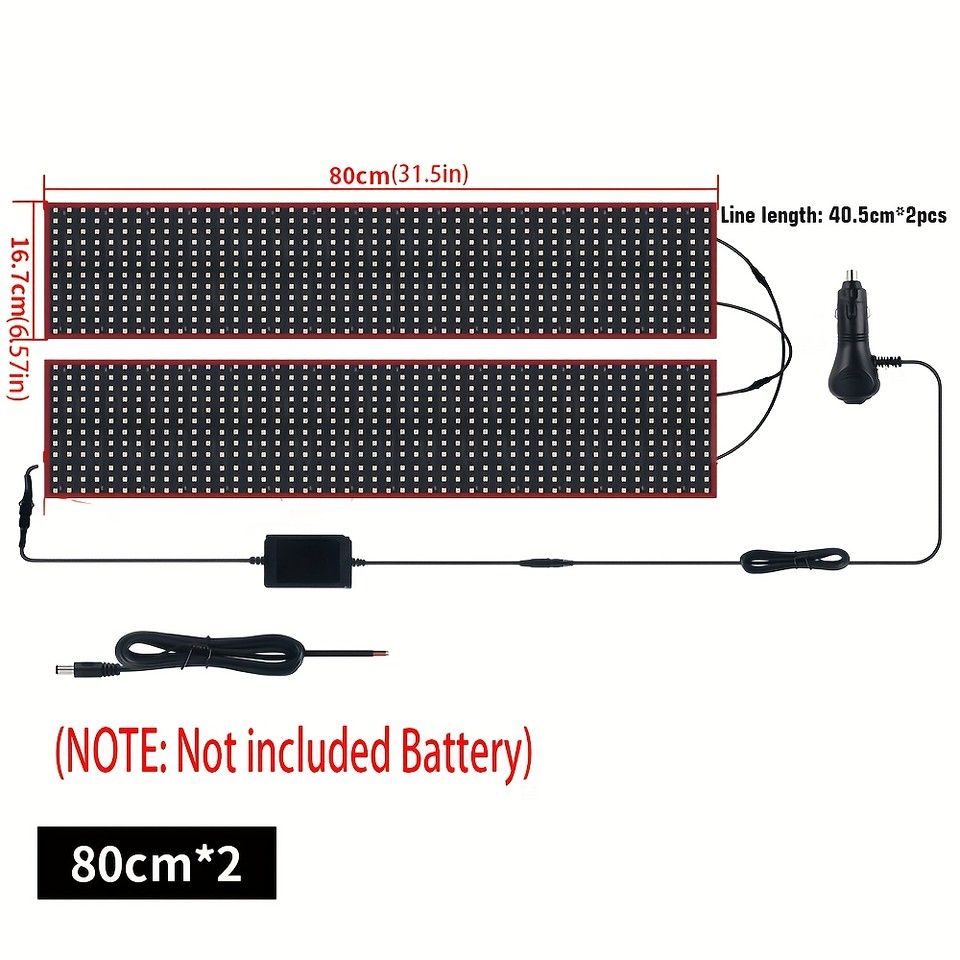 車内を彩る フレキシブルLEDデビルアイライト 80cm×2