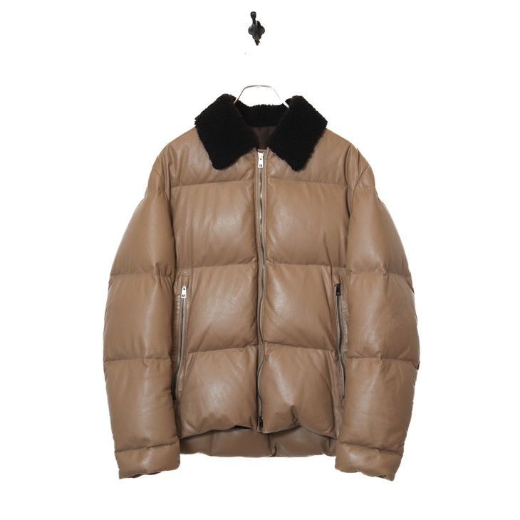 VINTAGE SHEEP LEATHER DOWN JACKET/M-上質直営通販 VINTAGE SHEEP LEATHER DOWN JACKET/M-上質直営通販