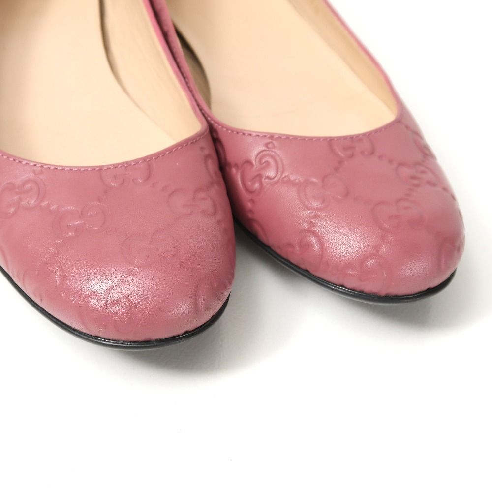 GUCCI　シマ　バレエシューズ　38.5 パープル 535152-1.jpg