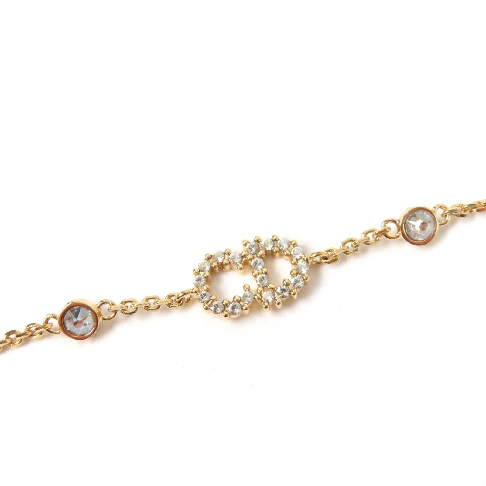 Dior ブレスレット ラインストーン 箱付き ゴールド 極美品☆Christian Dior クリスチャンディオール Clair D Lune