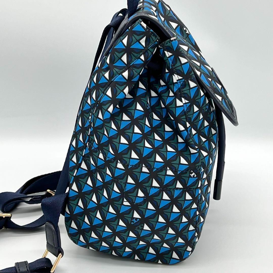 ✨️極美品✨️Tory Burch Scout リュックサック ミニリュック 青  