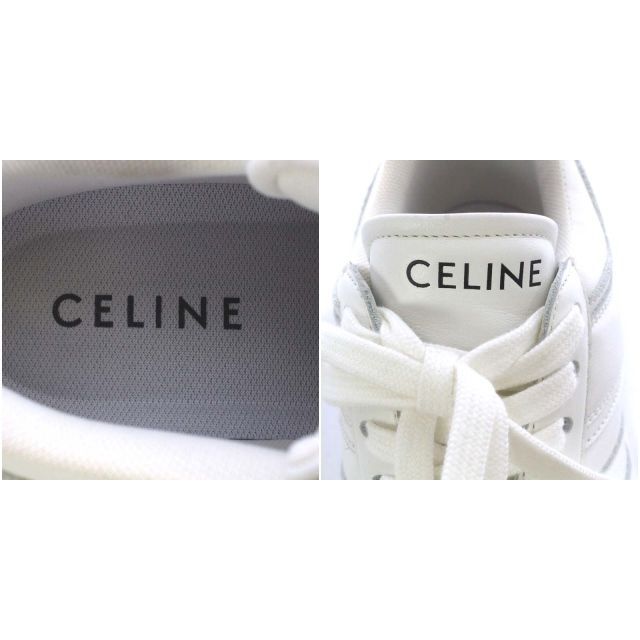 セリーヌ CELINE ブロックスニーカー ウェッジアウトソール カーフ 