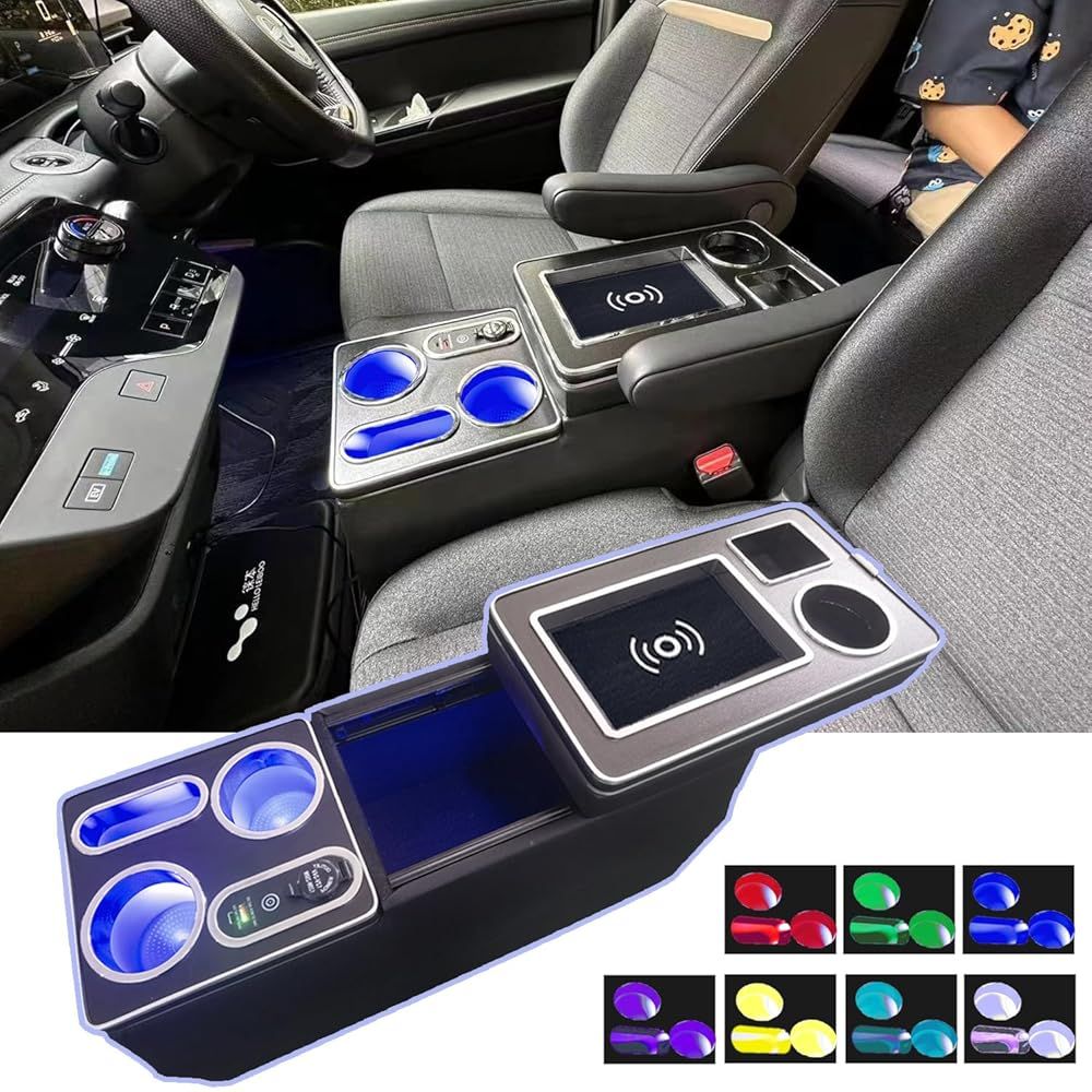 訳あり 外箱段ボールにキズ 汚れアリ 中身は です Sunyedaa セレナ c28 e-POWER センターコンソールボックス ワイヤレス充電機能付き