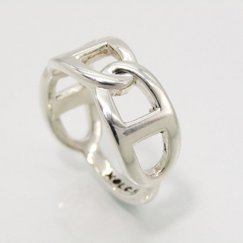 美品 XOLO JEWELRY ショロ リング Anchor Ring Large Lサイズ