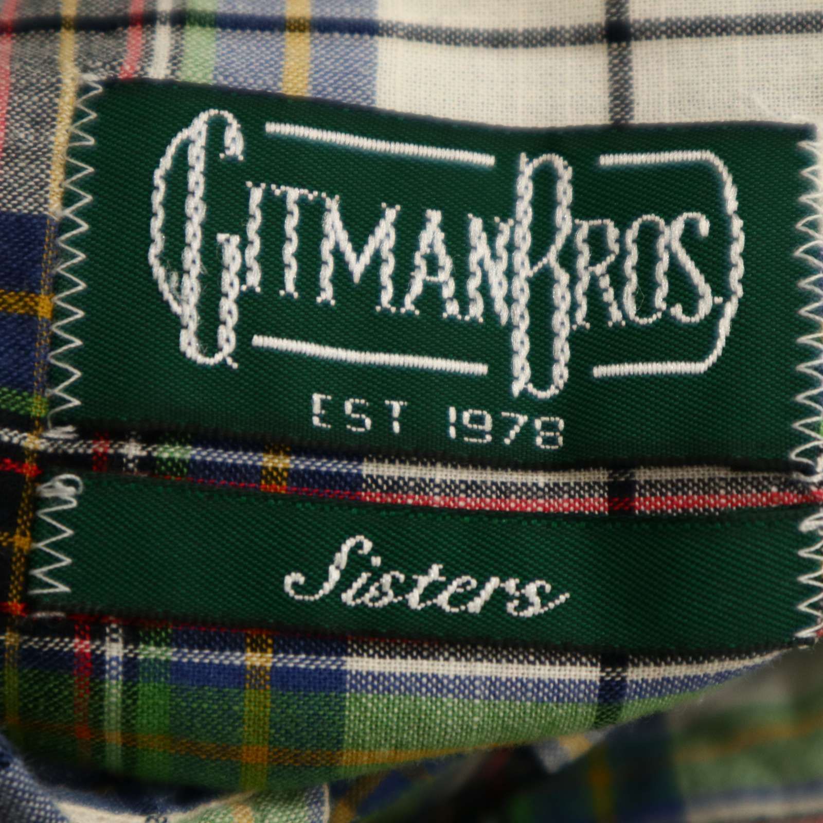 USA製☆ GITMAN BROS. ギットマンブラザーズ Sisters 通年 長袖 ボタン 